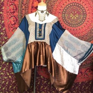 Gypsy tunic top handmade one-off | OOAK